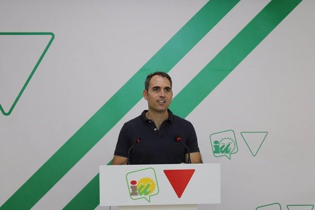 Toni Valero, en rueda de prensa en Málaga. 