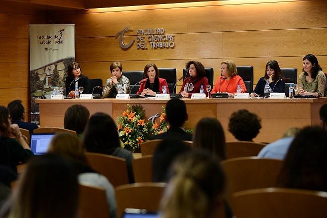 Desarrollo de la jornada sobre la nueva Ley, en la Faculta de Trabajo Social.