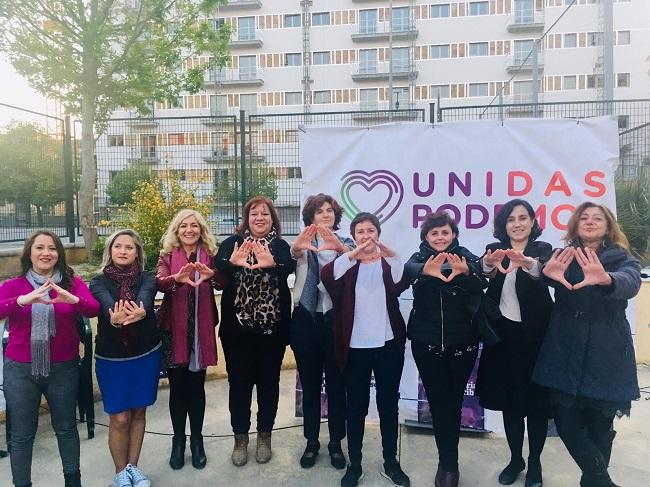Participantes en el encuentro feminista de Unidas Podemos. Participantes en el encuentro feminista de Unidas Podemos.