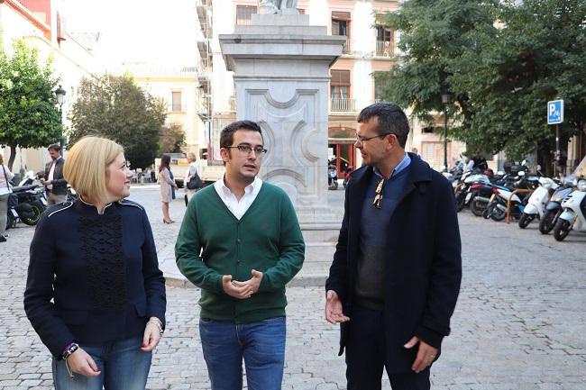 Candidatos de UP, en la Plaza de la Universidad. Candidatos de UP, en la Plaza de la Universidad.