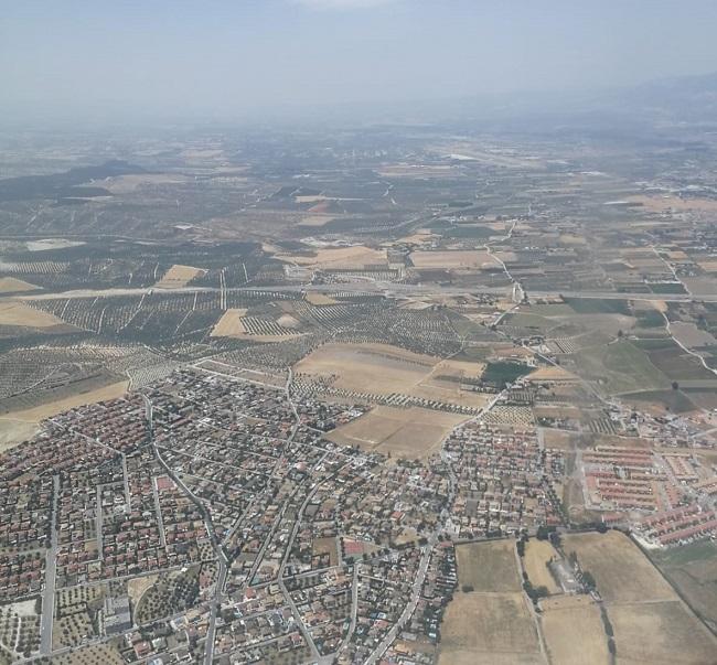 Imagen aérea del Área Metropolitana de Granada.