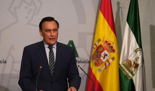 José Carlos Gómez Villamandos en la reunión del Consejo de Gobierno del pasado martes.