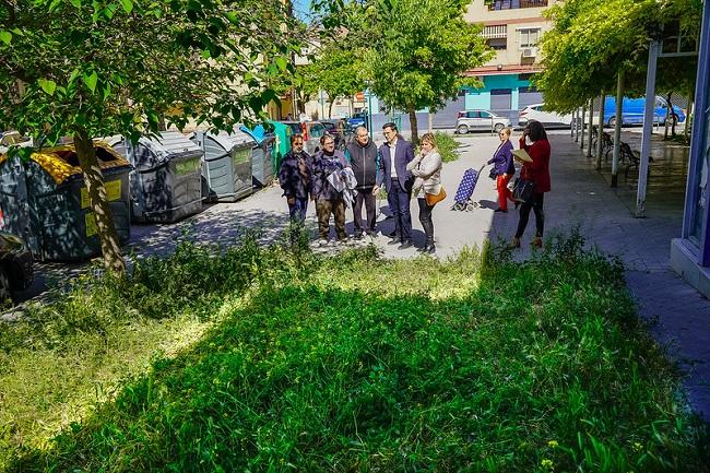 Visita a la calle Transportes en La Chana.