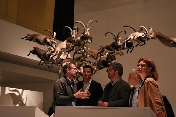 Los candidatos de Cs durante su visita al Parque de las Ciencias.