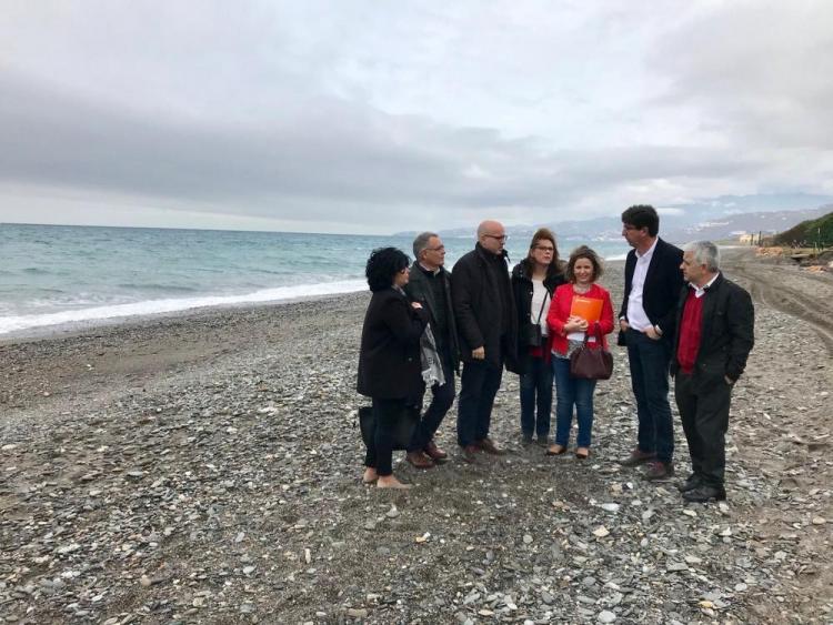 Juan Marín, líder de Ciudadanos en Andalucía, ha visitado este martes Motril.