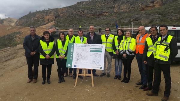 La consejera ha visitado las obras.