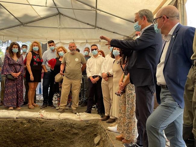 José Luis Rodríguez Zapatero, en su visita al Barranco de Víznar.