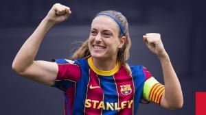 Alexia Putellas, jugadora del Fútbol Club Barcelona femenino, ganadora del premio The best.
