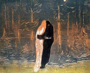 'Amantes', de Edvard Munch.