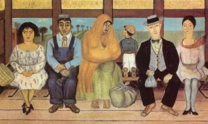 'The bus' (1929), de Frida Kahlo.