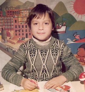 El autor, en una imagen de su infancia.