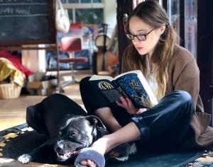 Fiona Apple y su perra, Mercy.