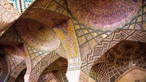 Mezquita de Nasir Al-Mulk, Irán.