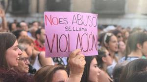 Imagen de una de las manifestaciones contra la manada de Pamplona.