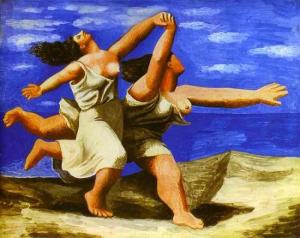 'Dos mujeres corriendo en la playa' (1922), Picasso.