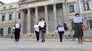 Una de las concetraciones pàra exigir una Ley Abolicionista del Sistema Prostitucional.