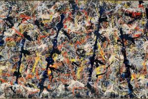 Blue Poles (1952), de Jackson Pollock (1912-1956).