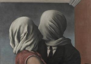 'Los amantes', René Magritte (1928).