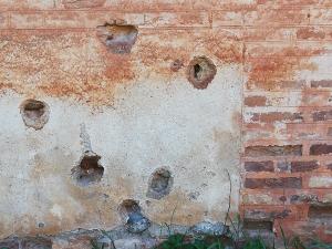 Tapia del cementerio de Granada.