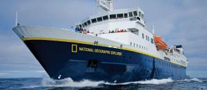El espectacular crucero National Geographic Explorer.