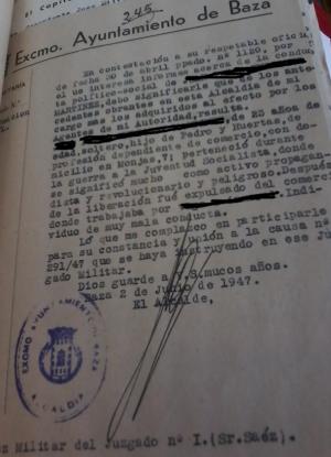 Documento obtenido del Sumario en Archivo de la Real Chancillería de Granada (Caja 29771, Pieza 1)