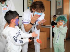 Celebración este miércoles en el hospital del Día del Niño Hospitalizado.