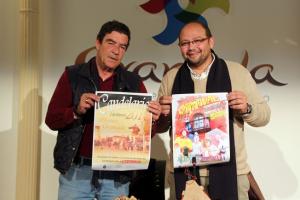 El juez Calatayud y el concejal de Turismo presentan la Fiesta del Vino.