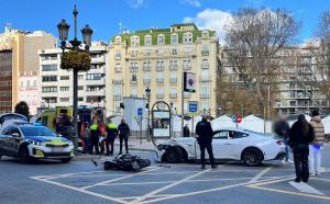 Accidente en la Fuente de las Batallas. 