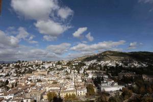 Panorámica del Albaicín, uno de los barrios históricos de Granada.