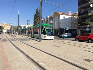 Parada del Metro en Albolote.