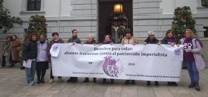 Presentación, este jueves, de la movilización del próximo 8 de marzo. 