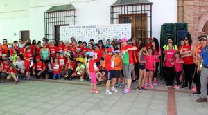 Participantes en  el recorrido de senderos solidarios de la Alpujarra.