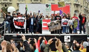 Manifestación de hace un año por la España vaciada.