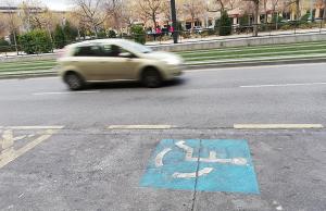 Señal de aparcamiento para personas con movilidad reducida.