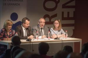 Un momento del acto organizado por el Colegio de Enfermería de Granada.