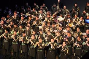 La prestigiosa banda de cornetas y tambores Nuestro Padre Jesús del Gran Poder.