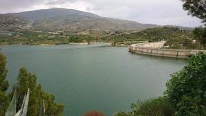 Embalse de Béznar. Actualmente está al 68% de su capacidad. 