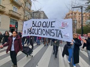 Bloque Abolicionista, en la manifestación del pasado año. 