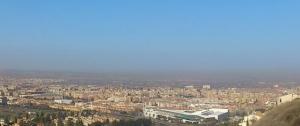 'Boina' de contaminación sobre Granada. 