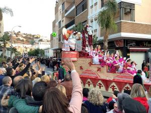 Imagen de la cabalgata de reyes de 2020.