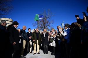 Inauguración de la calle a Jesús Candel.