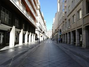 Calle Ganivet de Granada. 