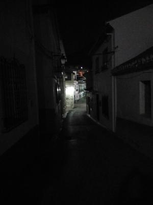 Imagen de la calle Málaga del municipio difundida por el colectivo.