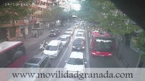 Tráfico en Méndez Núñez en dirección a Doctor Olóriz.