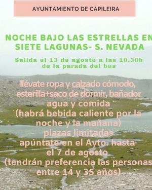 Cartel de la excursión.