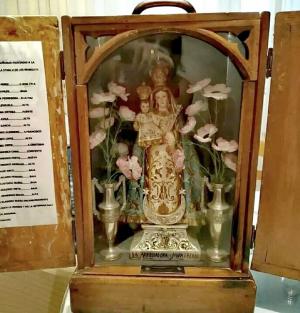 Imagen de la Virgen de los Remedios desaparecida. 