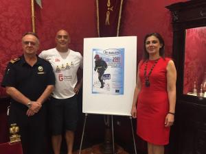 Presentación de la carrera escaleras bomberos Granada-Sierra Nevada 2017'.