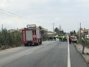 La carretera de la Celulosa, cortada.