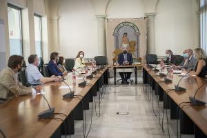 Imagen de la comisión Covid para el seguimiento del curso en Granada. 