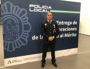 El jefe de la Policía Local de Huétor Vega, Ismael Urquízar. 
